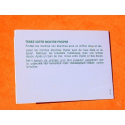 ROLEX TUDOR RARE VINTAGE 80-90s BLANK WARRANTY SERVICE PAPER WATCHES Submariner,Gmt,Daytona,Datejust