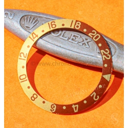 ROLEX VINTAGE FAT FONT FADED INSERT MONTRES ANCIENNES GMT MASTER 16753, 16758, 1675/3, 1675/8 Rootbeer