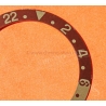 ROLEX VINTAGE FAT FONT FADED INSERT MONTRES ANCIENNES GMT MASTER 16753, 16758, 1675/3, 1675/8 Rootbeer