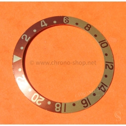ROLEX VINTAGE FAT FONT FADED INSERT MONTRES ANCIENNES GMT MASTER 16753, 16758, 1675/3, 1675/8 Rootbeer