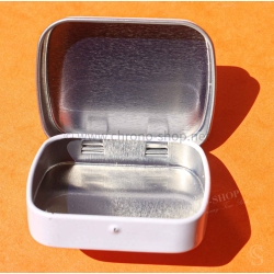 Rare Original Breguet Mini Aluminum Box Breguet Since 1775 White and Blue