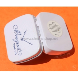 Rare Original Breguet Mini Aluminum Box Breguet Since 1775 White and Blue