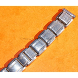 Vintage Watch bracelet Rare 15mm expandable steel divers band 50s/60s Breitling,Omega,IWC,Tissot,Tudor