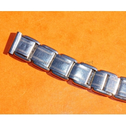 Vintage Watch bracelet Rare 15mm expandable steel divers band 50s/60s Breitling,Omega,IWC,Tissot,Tudor