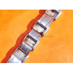 Bracelet extensible montres vintages acier 15mm années 60-70 Breitling,Omega,heuer,Tissot,IWC,Jaeger