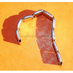 Vintage Watch bracelet Rare 15mm expandable steel divers band 50s/60s Breitling,Omega,IWC,Tissot,Tudor