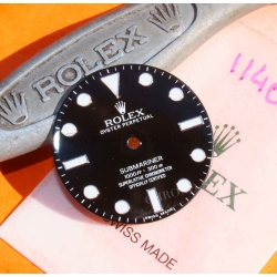 Rolex montres submariner céramiques ref 114060 calibre 3130 cadran noir chromalight