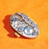 Rare vintage calibre mécanique manuel ovale ODIN mouvement suisse vintage montres dames