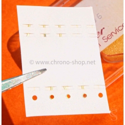 Genuine 70-80's Cartier vintage watches yellow-gold tritium hands set 10 pieces