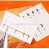 Genuine 70-80's Cartier vintage watches yellow-gold tritium hands set 10 pieces