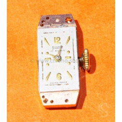 vintage Silvana dial handset manual-wind caliber 17 rubies jewels ladies antique watches