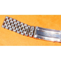 Bracelet acier inoxydable 17mm montres vintage Omega,IWC,Enicar,Tissot,Jaeger,Breitling