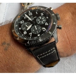 Breitling bracelet pour montres Super Avi B04 Chronograph Gmt 46 Super Mosquito Night SB04451A1B1X1
