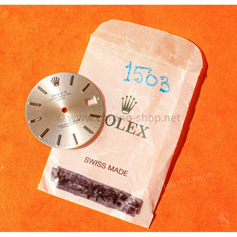 ROLEX CADRAN GRIS ACIER MONTRES OYSTER PERPETUAL 1500,1501,1503 Ø27mm Cal 1560,1570