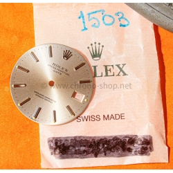 Rolex Grey color Oyster Perpetual Date 1500,1501 vintages mens wristwatch Dial Ø27mm Cal 1570,1560