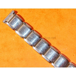 Vintage Watch bracelet Rare 15mm expandable ECBAFLEX steel divers band 50s/60s Breitling,Omega,IWC,Tissot,Tudor