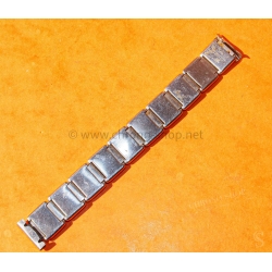 Bracelet extensible ECBAFLEX montres vintages acier 16mm Breitling,Omega,heuer,Tissot,IWC,Jaeger