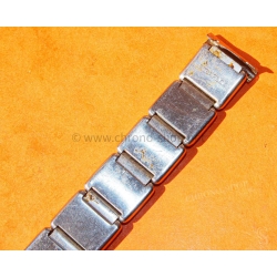 Bracelet extensible ECBAFLEX montres vintages acier 16mm Breitling,Omega,heuer,Tissot,IWC,Jaeger