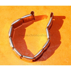 Vintage Watch bracelet Rare 15mm expandable ECBAFLEX steel divers band 50s/60s Breitling,Omega,IWC,Tissot,Tudor