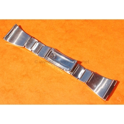 Vintage Watch Bracelet Rare 70's Swiss band Ssteel Sport Bracelet 24mm Zenith,Tissot,Enicar,Longines,Heuer,Omega,IWC