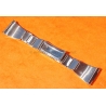 Vintage Watch Bracelet Rare 70's Swiss band Ssteel Sport Bracelet 24mm Zenith,Tissot,Enicar,Longines,Heuer,Omega,IWC