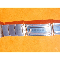 Bracelet vintage incurvé 24mm 70's Acier montres vintages Zenith,Tissot,Heuer,IWC,Breitling,Movado,Enicar,Omega,ZRC