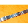 Bracelet vintage incurvé 24mm 70's Acier montres vintages Zenith,Tissot,Heuer,IWC,Breitling,Movado,Enicar,Omega,ZRC