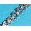 RARE PARTIE BRACELET 6635 EXTENSIBLE MAILLONS RIVETS ROLEX DAYTONA 19mm 6263, 6262, 6240, 6265, 6239, AIRKING