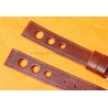 BRACELET RALLY BRACELET 14mm RACING PERFORÉ VINTAGE STYLE CUIR MARRON MONTRES VINTAGE