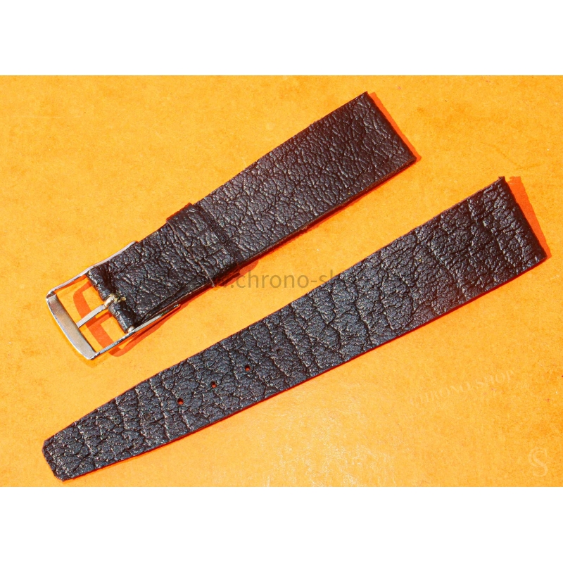 Vintage Bracelet montres 20mm ancien de style militaire montre aviateurs simili cuir couleur noir