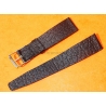 Vintage Bracelet montres 20mm ancien de style militaire montre aviateurs simili cuir couleur noir