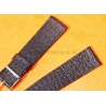 Vintage Bracelet montres 20mm ancien de style militaire montre aviateurs simili cuir couleur noir