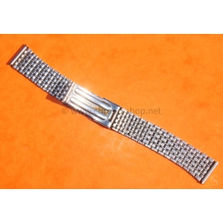 Bracelet vintage 18mm 70's Acier montres vintages Zenith,Tissot,Heuer,IWC,Breitling,Movado,Enicar,Omega,ZRC