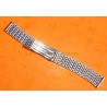 Vintage Watch Bracelet Rare 70's Swiss band Ssteel jubilee style Bracelet 18mm Tissot,Enicar,Longines,Heuer