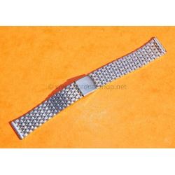 Bracelet vintage 18mm 70's Acier montres vintages Zenith,Tissot,Heuer,IWC,Breitling,Movado,Enicar,Omega,ZRC