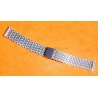 Vintage Watch Bracelet Rare 70's Swiss band Ssteel jubilee style Bracelet 18mm Tissot,Enicar,Longines,Heuer