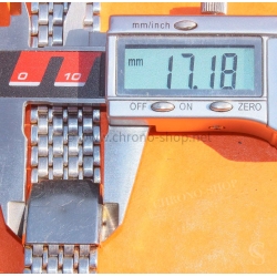 Bracelet vintage 18mm 70's Acier montres vintages Zenith,Tissot,Heuer,IWC,Breitling,Movado,Enicar,Omega,ZRC