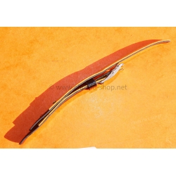 Vintage 24mm racing-style leather watch strap black color bracelet rallye perforations