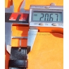 Vintage 24mm racing-style leather watch strap black color bracelet rallye perforations