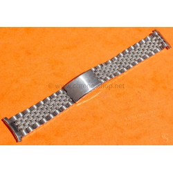 Vintage Collectible watch Ssteel bracelet jubilee Beads of Rice 20mm Patek,Heuer,IWC,Omega,Breitling,Vacheron