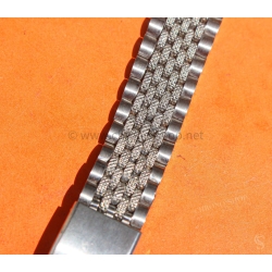 Bracelet jubilée Acier Anses courbes 20mm Montres vintage Heuer,IWC,Omega,Breitling,Vacheron, Jaeger