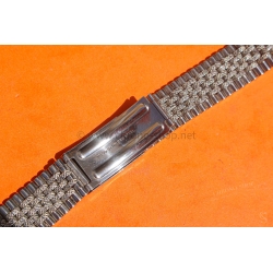 Vintage Collectible watch Ssteel bracelet jubilee Beads of Rice 20mm Patek,Heuer,IWC,Omega,Breitling,Vacheron
