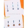 Cartier Vintage watch parts hands Genuine Cartier lot Blue Hand Set Parts