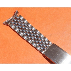 Vintage Collectible watch Ssteel bracelet jubilee Beads of Rice 18 mm Patek,Heuer,IWC,Omega,Breitling,Vacheron