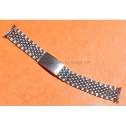 Bracelet jubilée Acier 18mm Montres vintage Heuer,IWC,Omega,Breitling,Vacheron, Jaeger