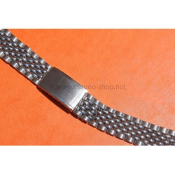 Vintage Collectible watch Ssteel bracelet jubilee Beads of Rice 18 mm Patek,Heuer,IWC,Omega,Breitling,Vacheron