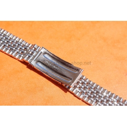 Bracelet jubilée Acier 18mm Montres vintage Heuer,IWC,Omega,Breitling,Vacheron, Jaeger