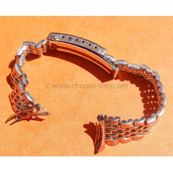 Vintage Collectible watch Ssteel bracelet jubilee Beads of Rice 18 mm Patek,Heuer,IWC,Omega,Breitling,Vacheron