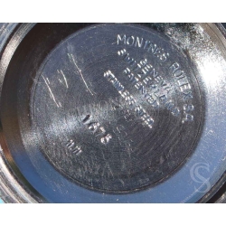 Rolex pièce vintage fond de boite caseback acier gravure 1971 montres Rolex gmt master 1675
