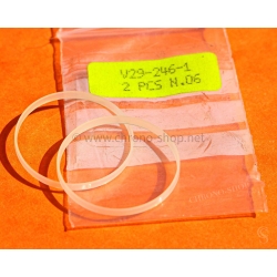 Rolex paire de joints teflon 26mm 29-246-1 Verre Saphir V29-246-1 montres 67480,67483,67488,68240,68243